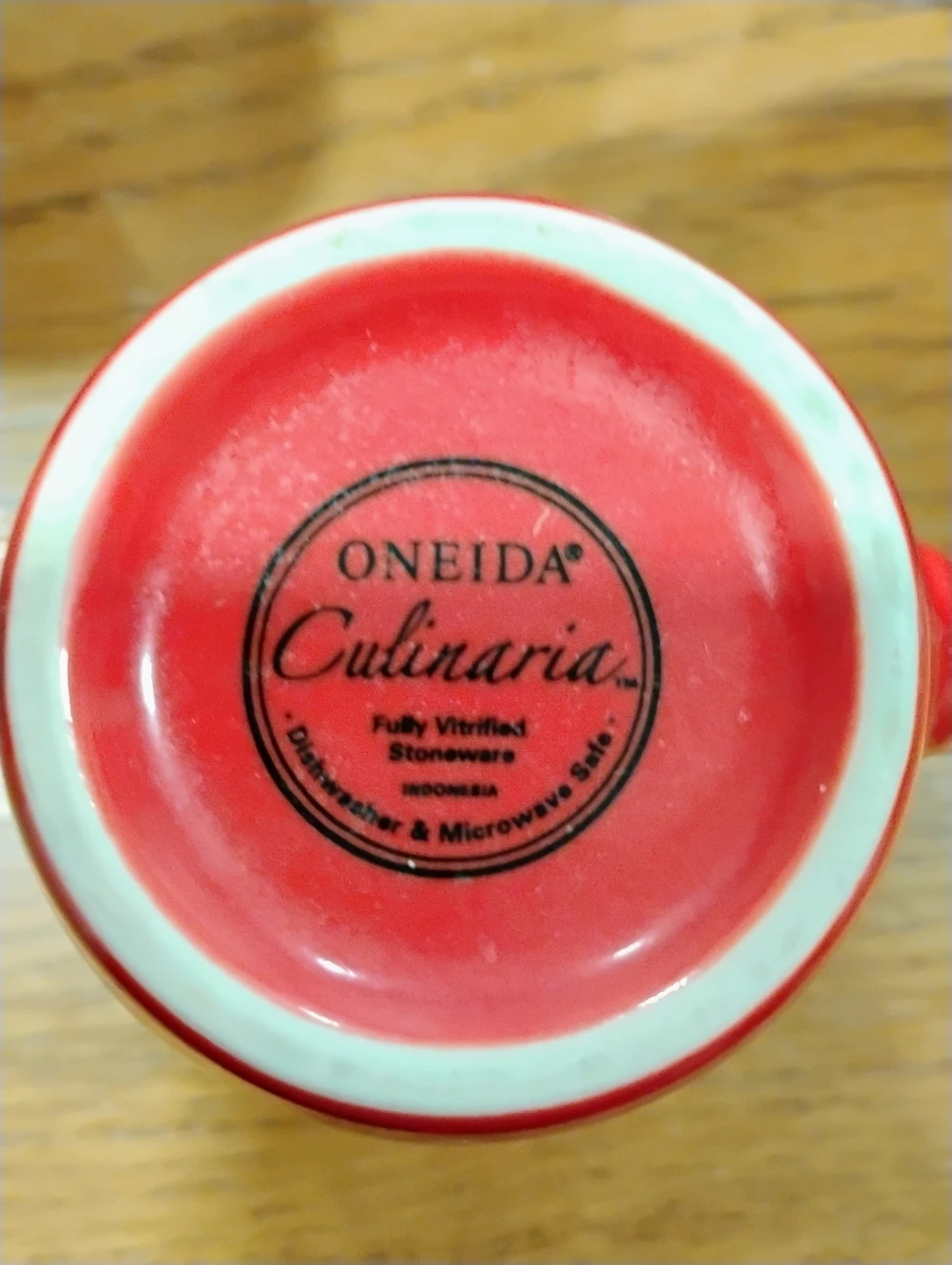 Set of 8 Red Oneida Culinaria Mugs - photo 5