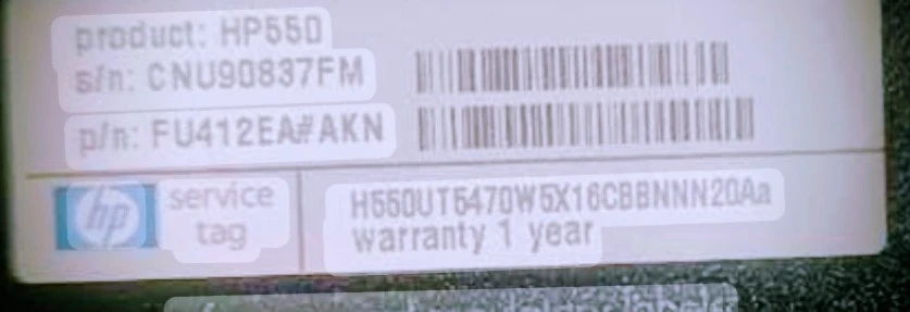 HP 550 Laptop - photo 2