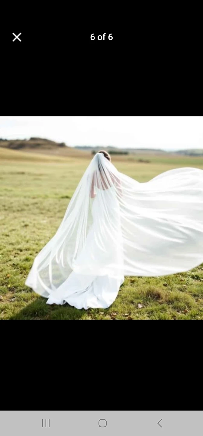 Ivory Cathedral Veil 🧡 - photo 2