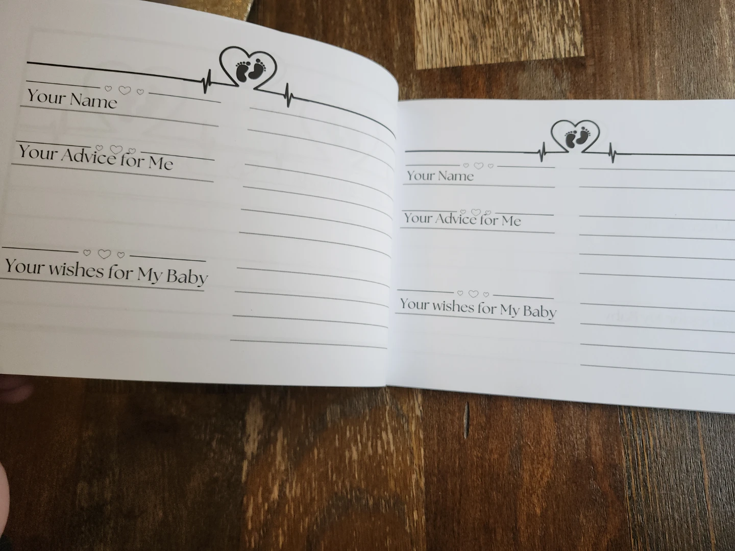 It's Twins And Girl Girl Baby Shower Guest Book - photo 4