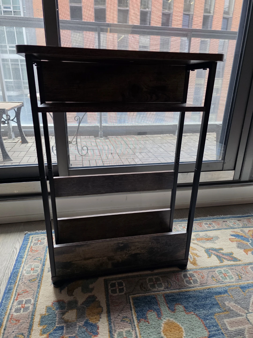 Slim End Table - Brown