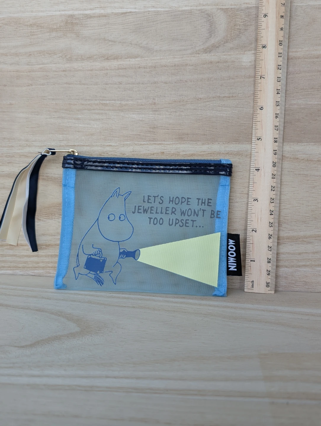 Moomin Mesh Zipper Pouch, new - photo 5