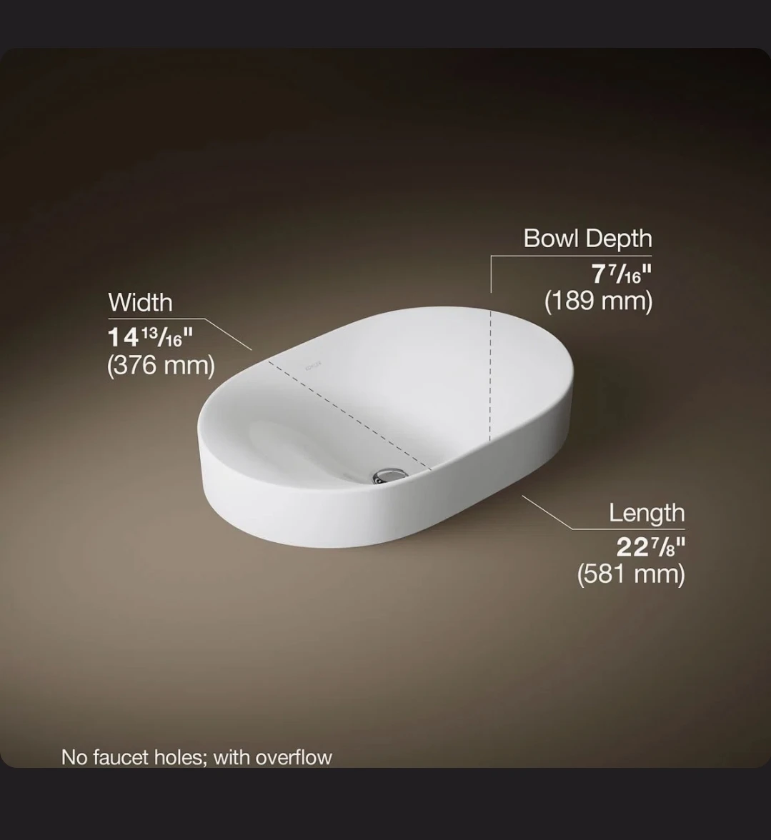 Kohler White Vessel Sink - 31701-0 - photo 4