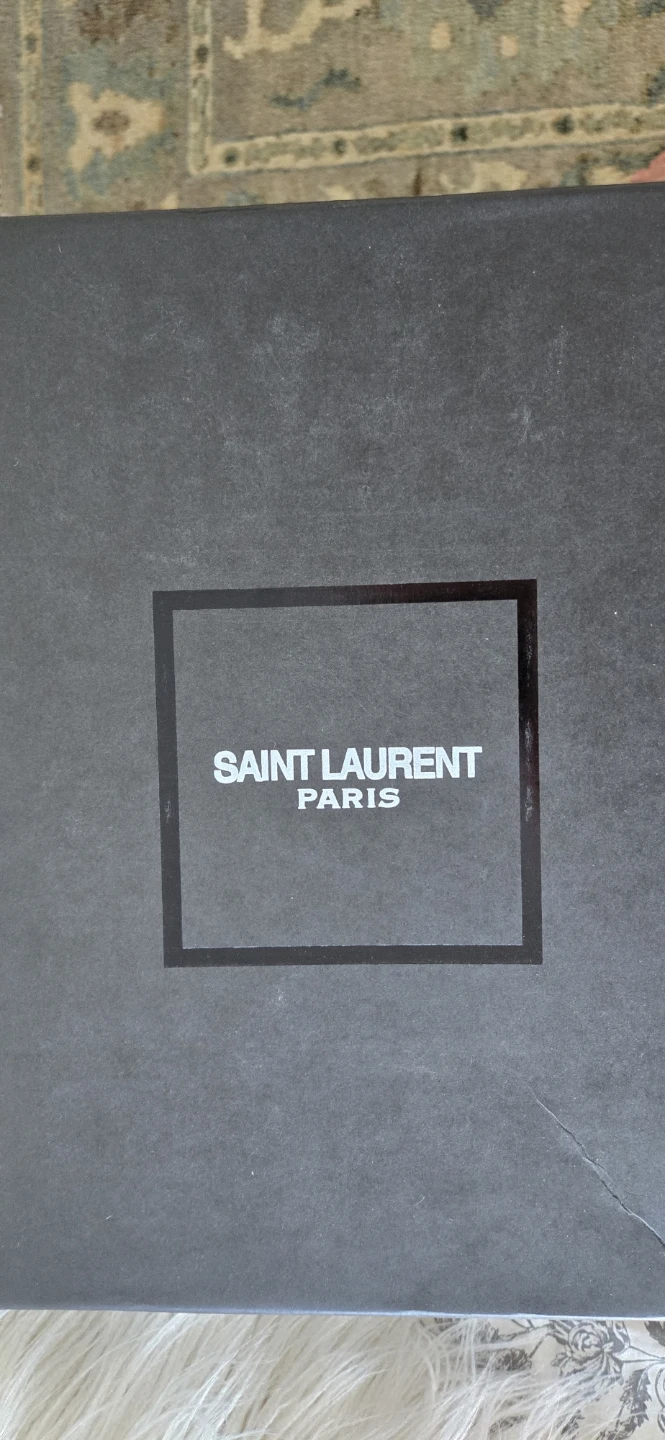 Saint Laurent Black Patent YSL Heels size 38 - photo 3