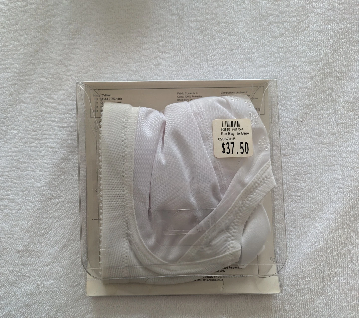 New WonderBra Full Support Bra White 44D - photo 3