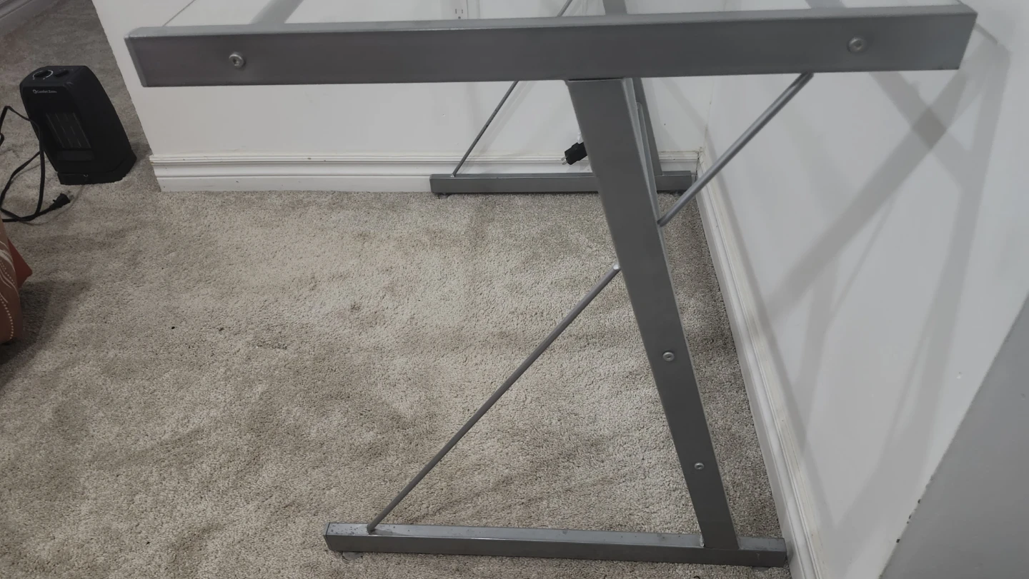 Glass top desk - photo 4