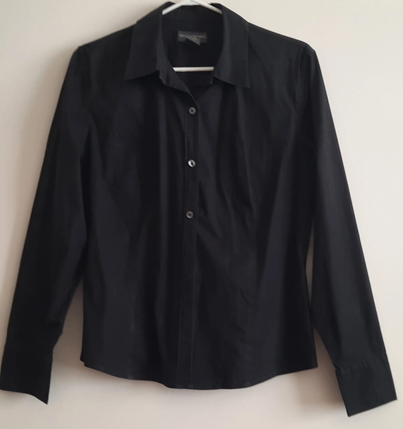 Banana Republic Black Button-Up Shirt - Size L