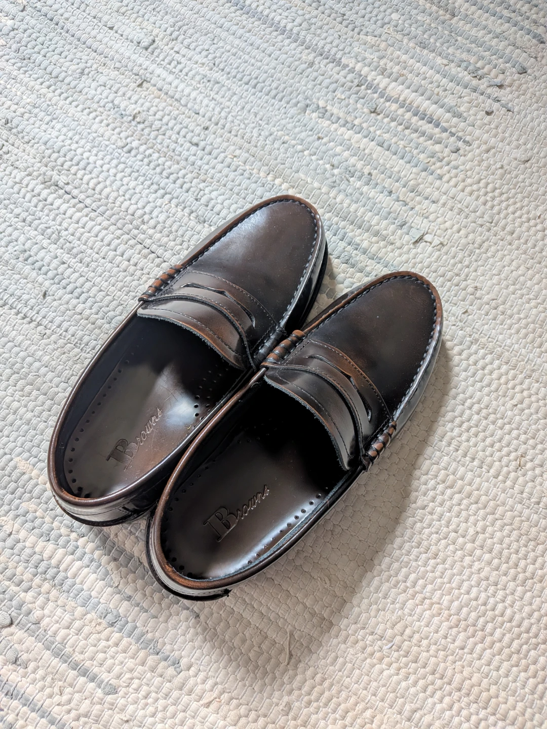 Browns Leather Penny Loafers