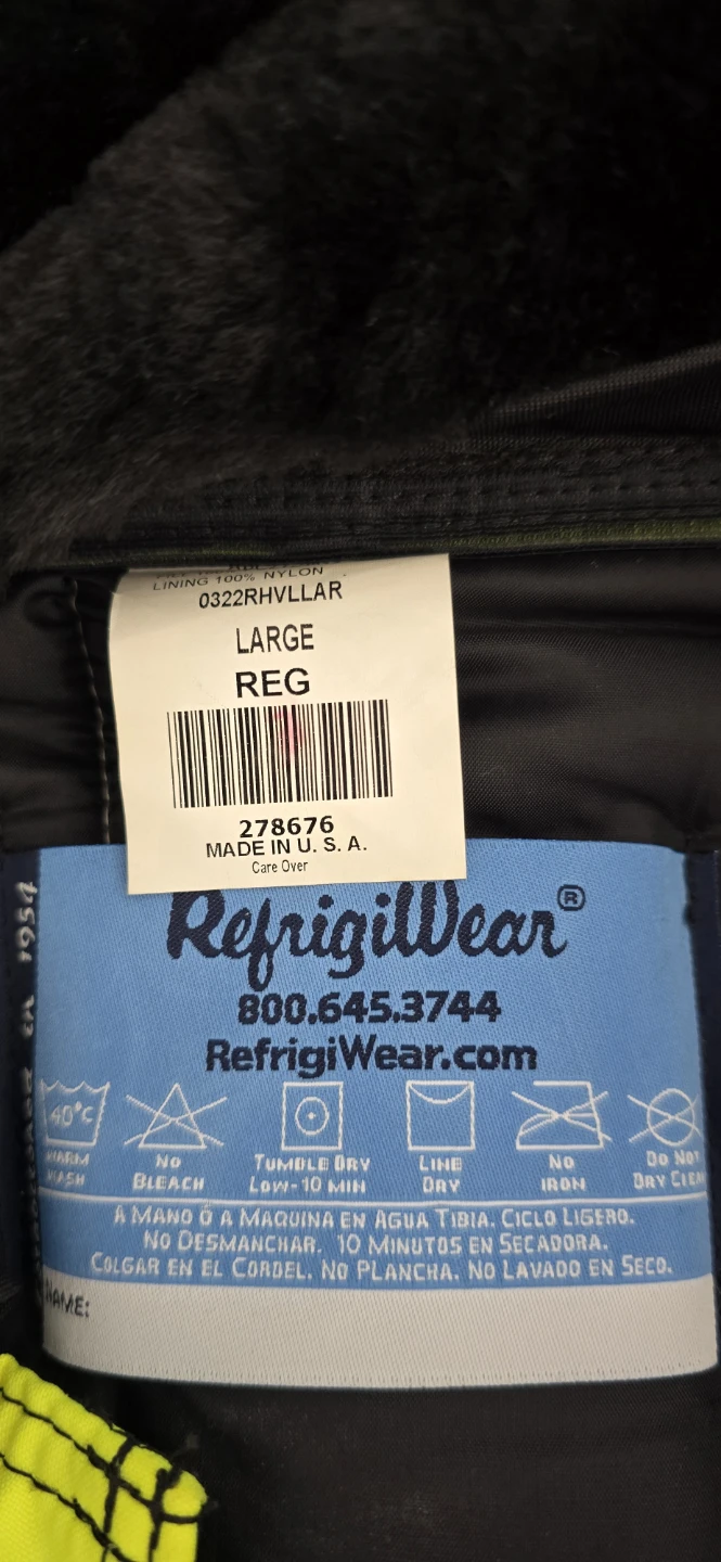 RefrigiWear Hi-Vis Insulated Jacket - Large - photo 4