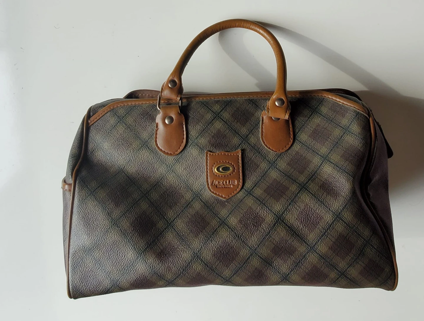 Vintage Leather AOKI Club Handbag