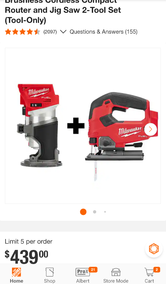 M18 Milwaukee FUEL Jigsaw + FUEL Compact Router - photo 2
