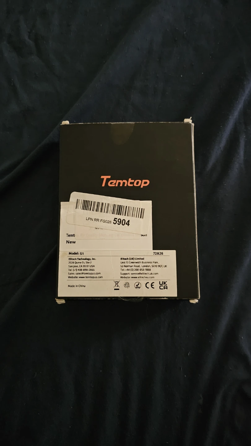 New Temtop S1 Air Meter - photo 2