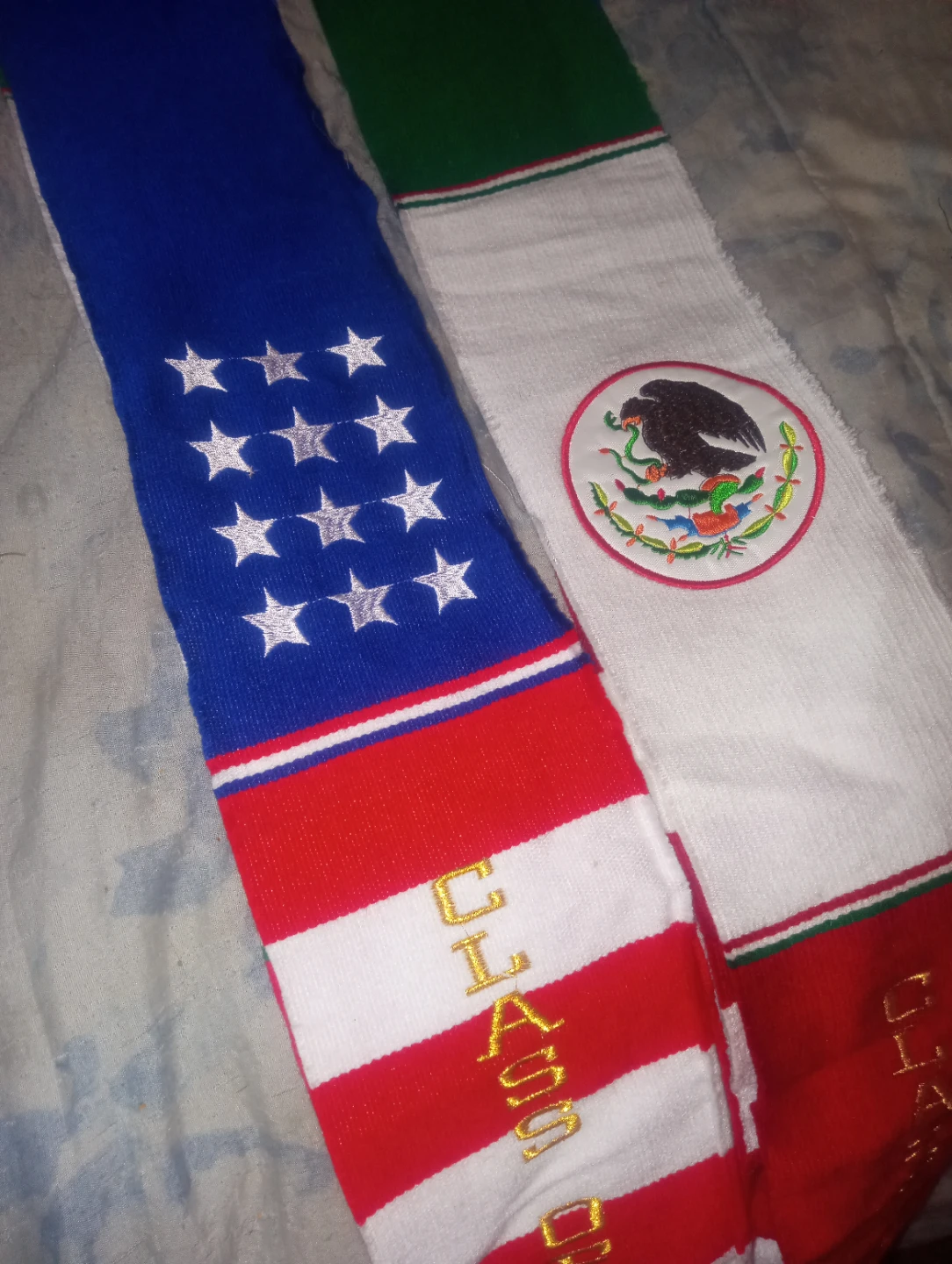 Class of 2004 Graduation Sashes (USA & Mexico Flags) - photo 2