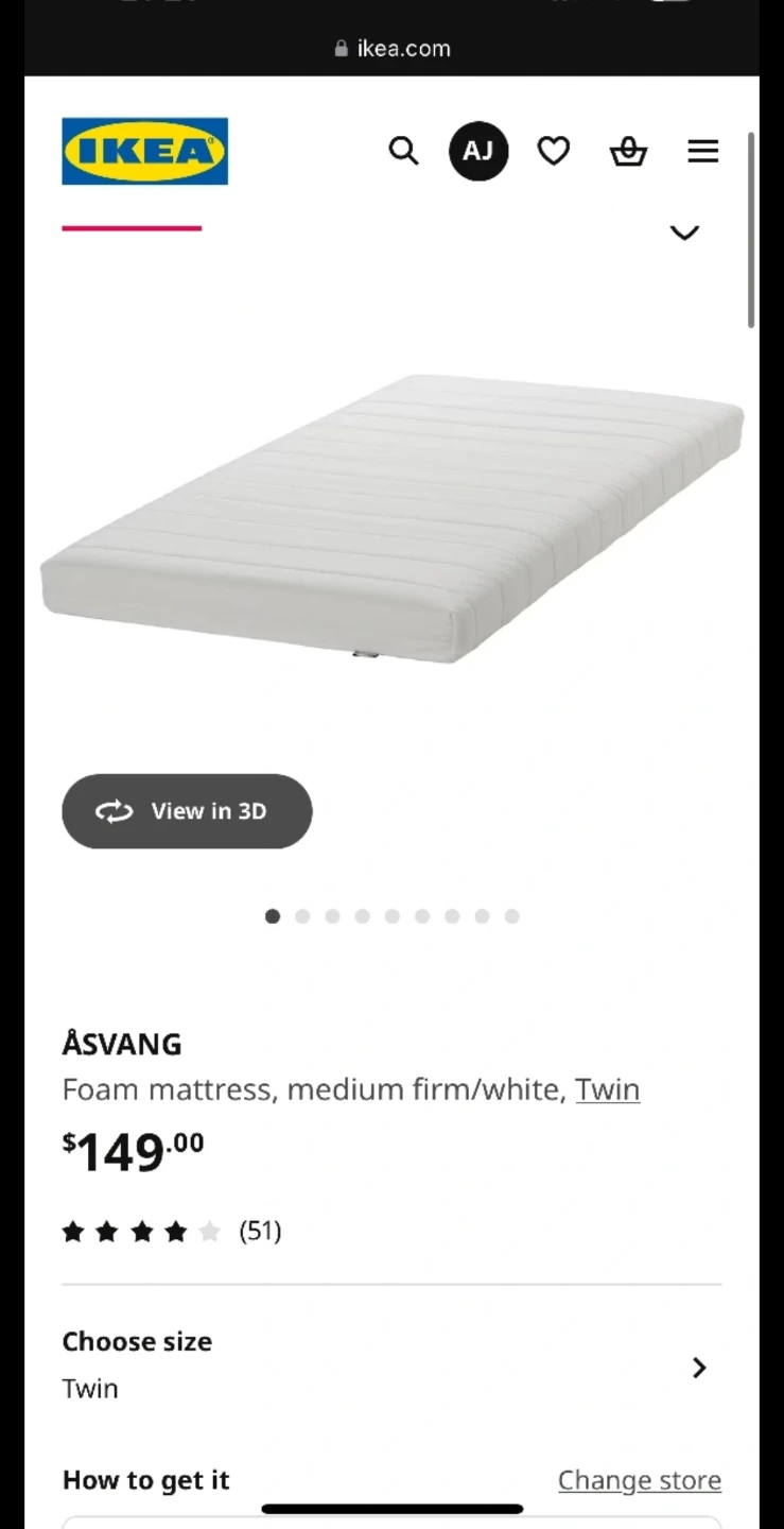 🌱IKEA FYRESDAL Daybed -- Black Steel - photo 4