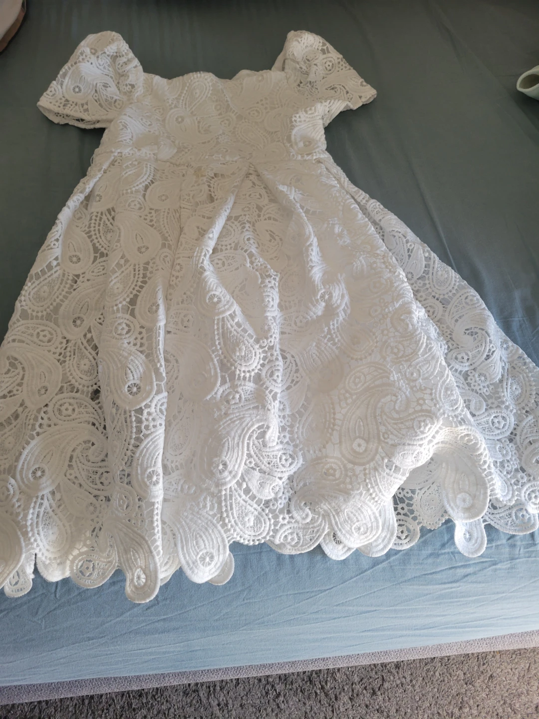 White Lace Dress - Monsoon