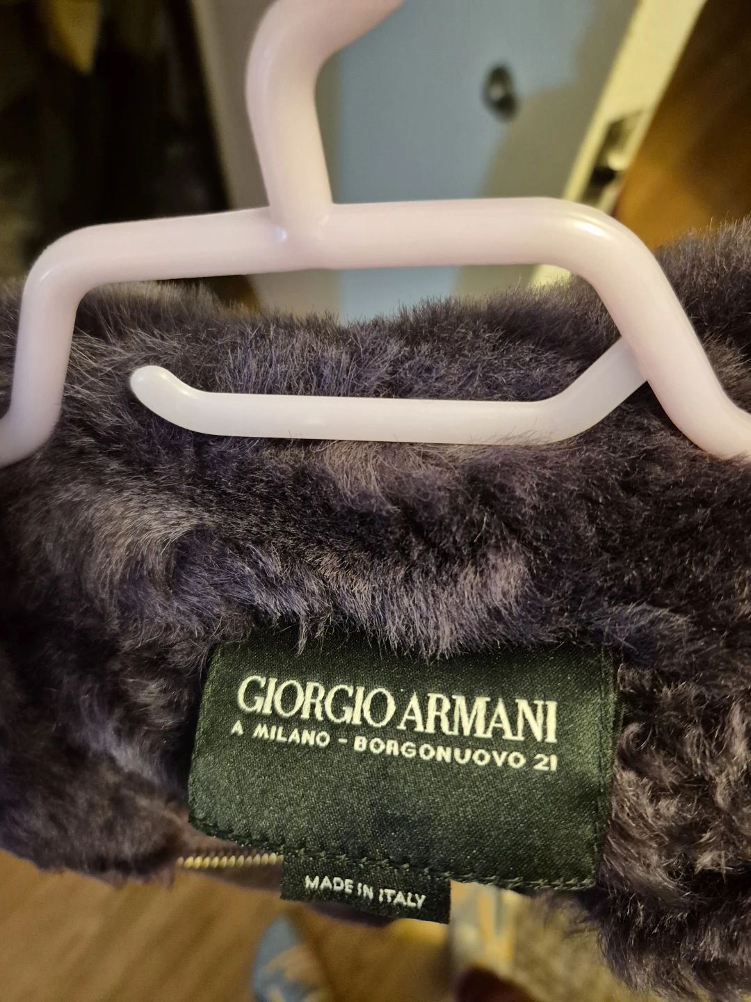 Giorgio Armani Suede and Fur Jacket - photo 2