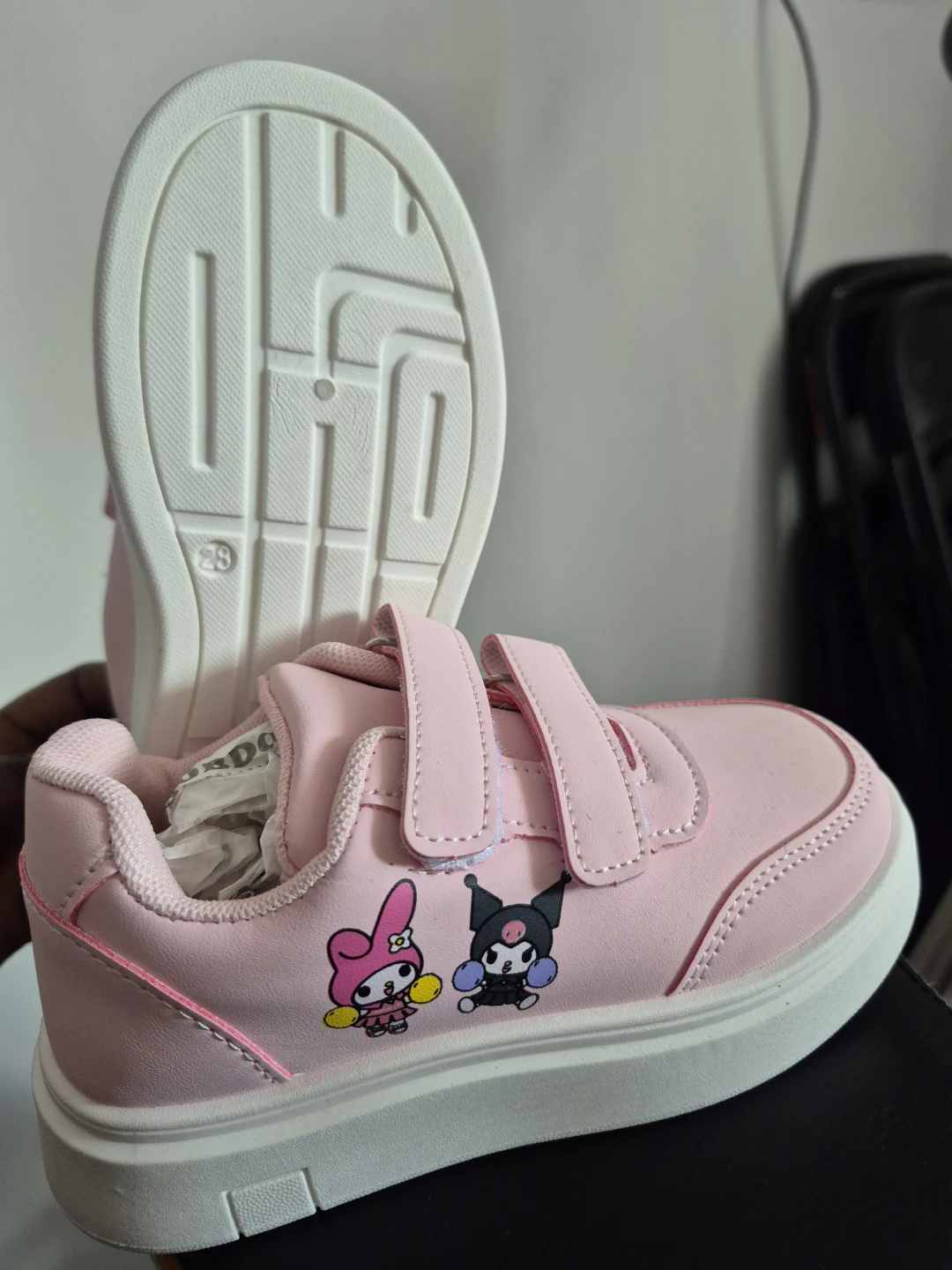 Pink Sanrio Character Velcro Shoes - Size 28 - photo 2
