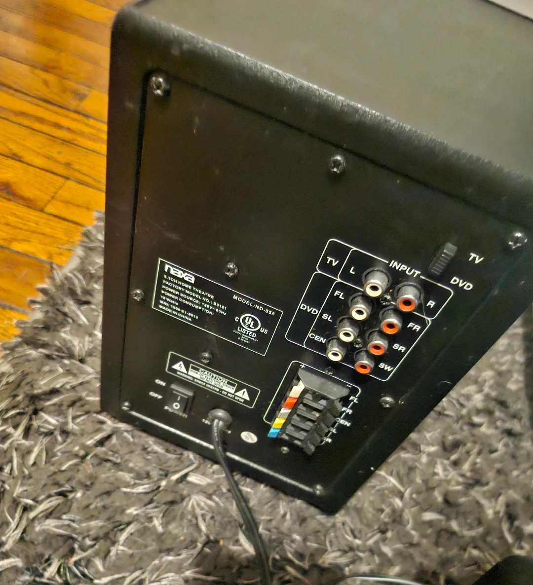 NAXA SUBWOOFER THEATER SPEAKER SYSTEM - photo 2