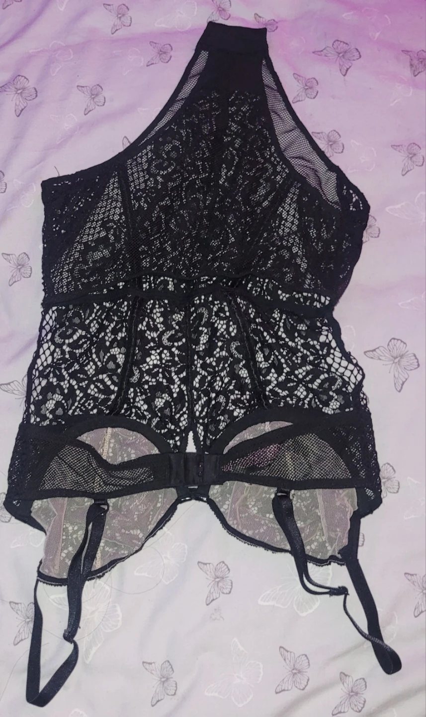Victoria's Secret Black Lace Teddy 34C - photo 3