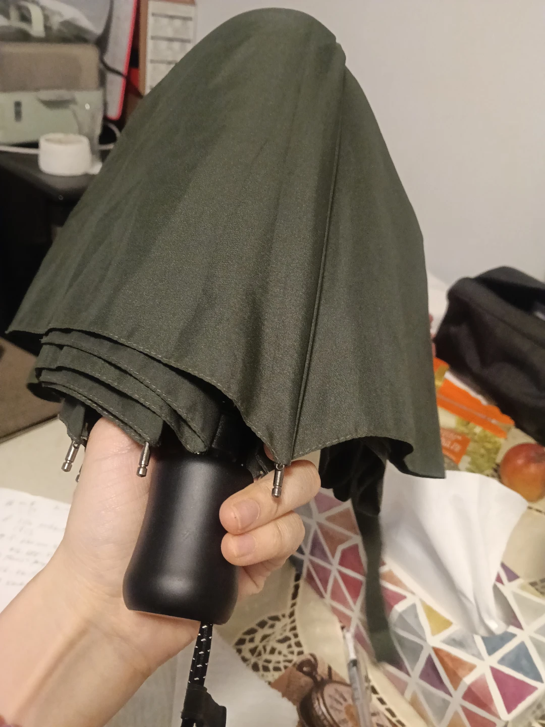 Dark Green Compact Umbrella