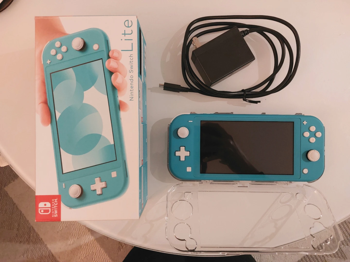 Nintendo Switch Lite (Turquoise) + case - photo 2