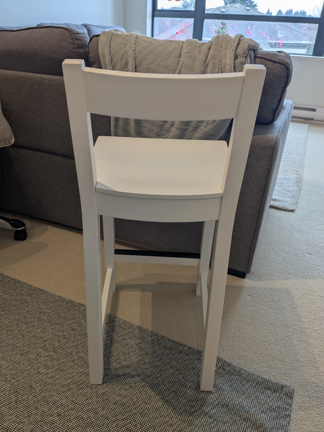 Brand New Ikea NORDVIKEN Bar stool with backrest - photo 3