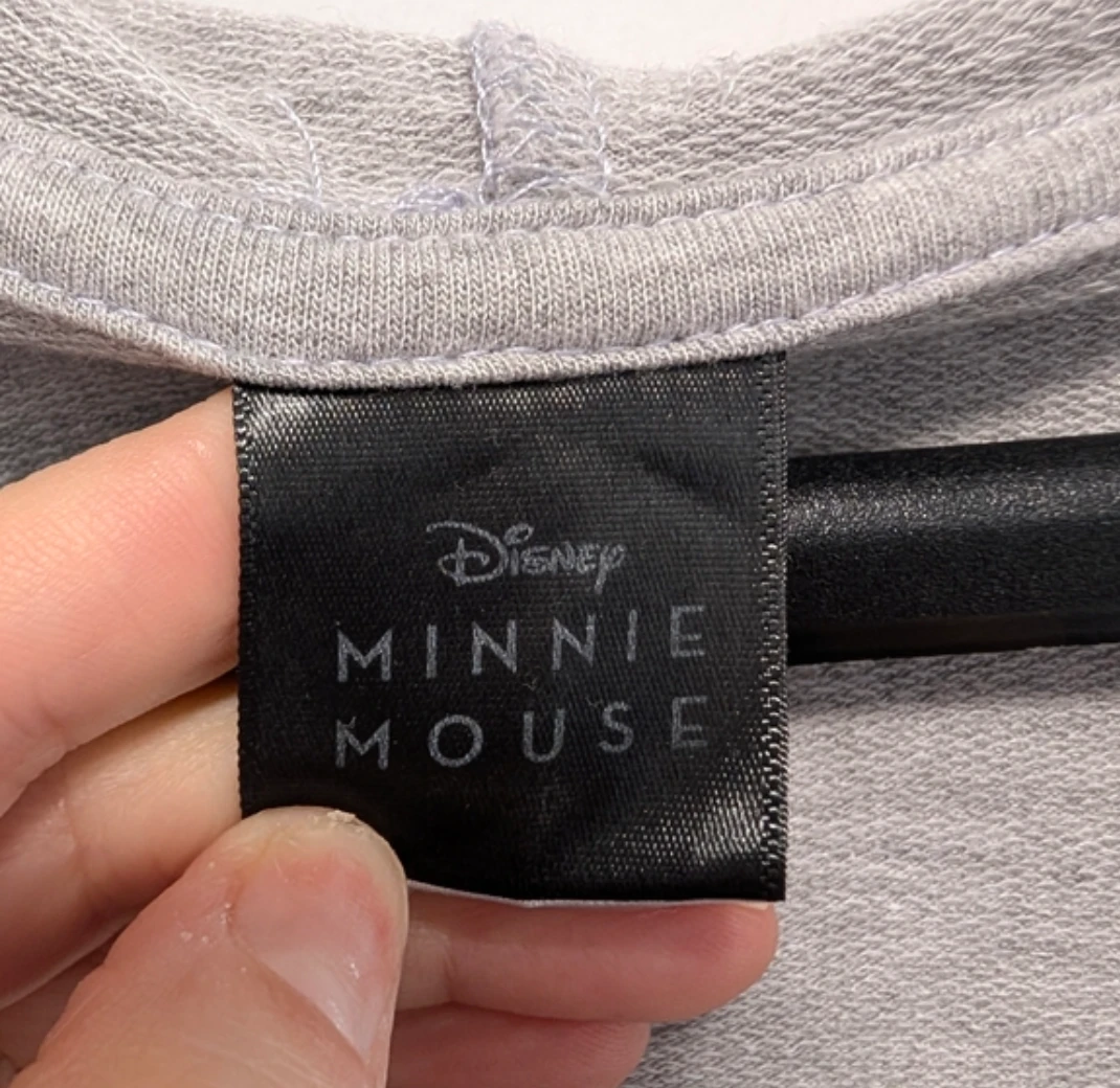Disney Minnie Mouse Grey Lace-Up Hoodie - photo 5