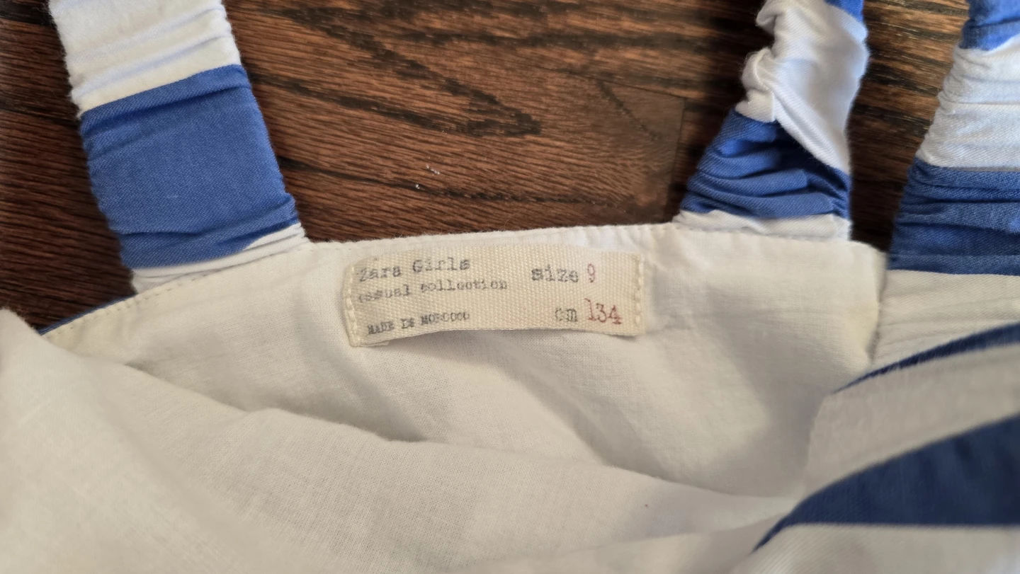 Zara Girls Striped Dress Size 9 (134cm) - photo 4