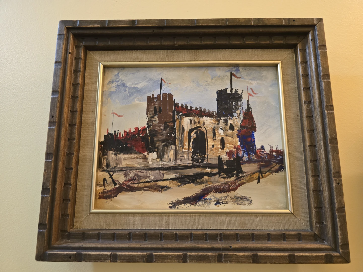 Real Painting of a Castle