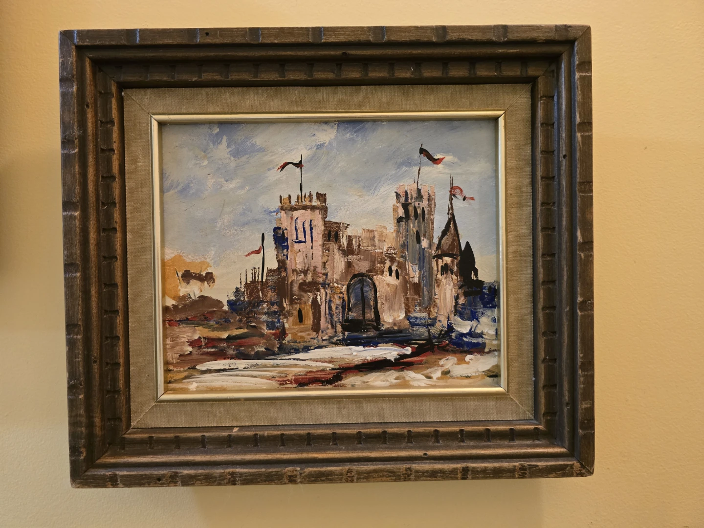 Real Painting of a Castle - photo 2