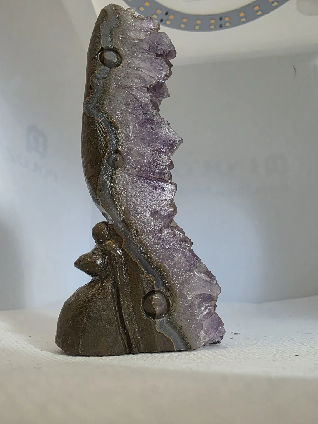 Amethyst Fairy Carving - photo 3