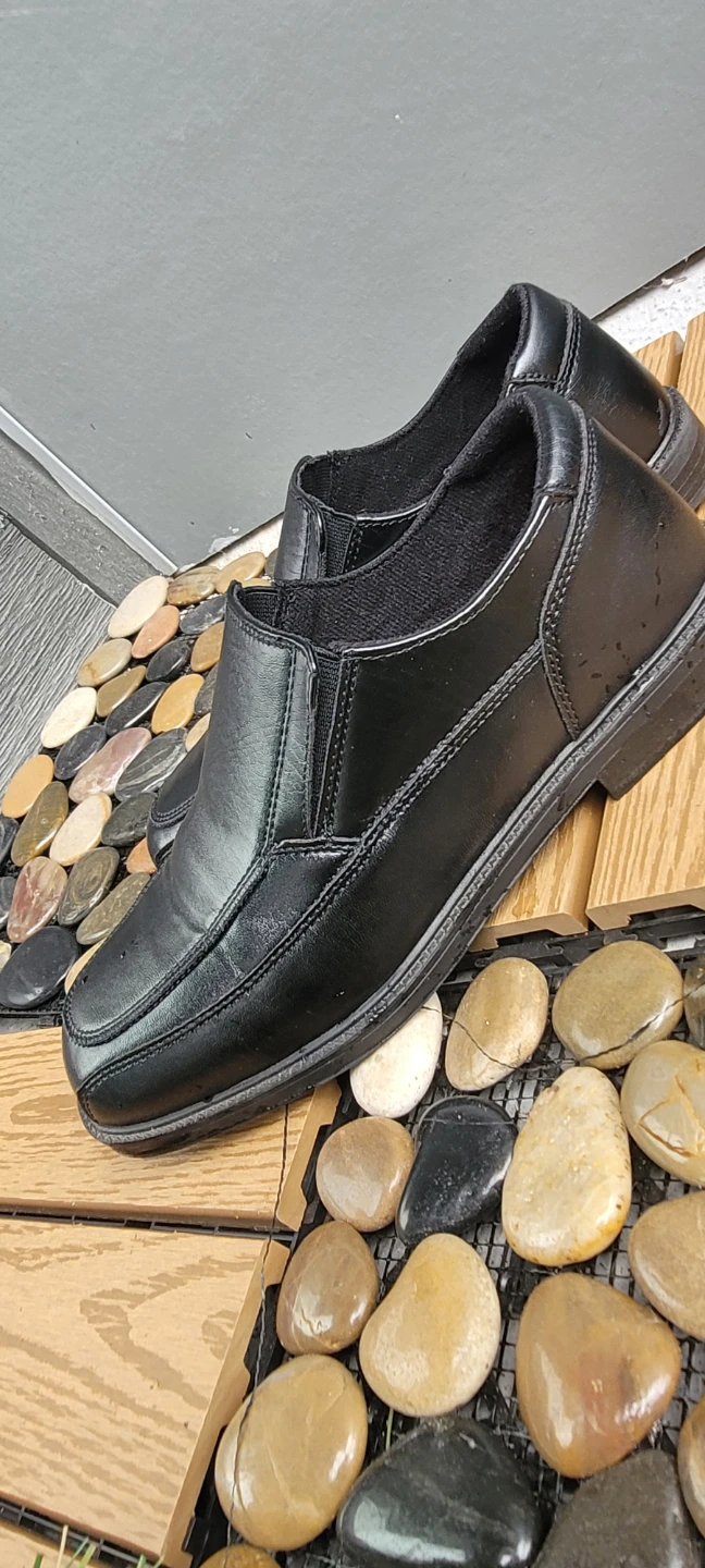Black Slip-On Loafer Shoes