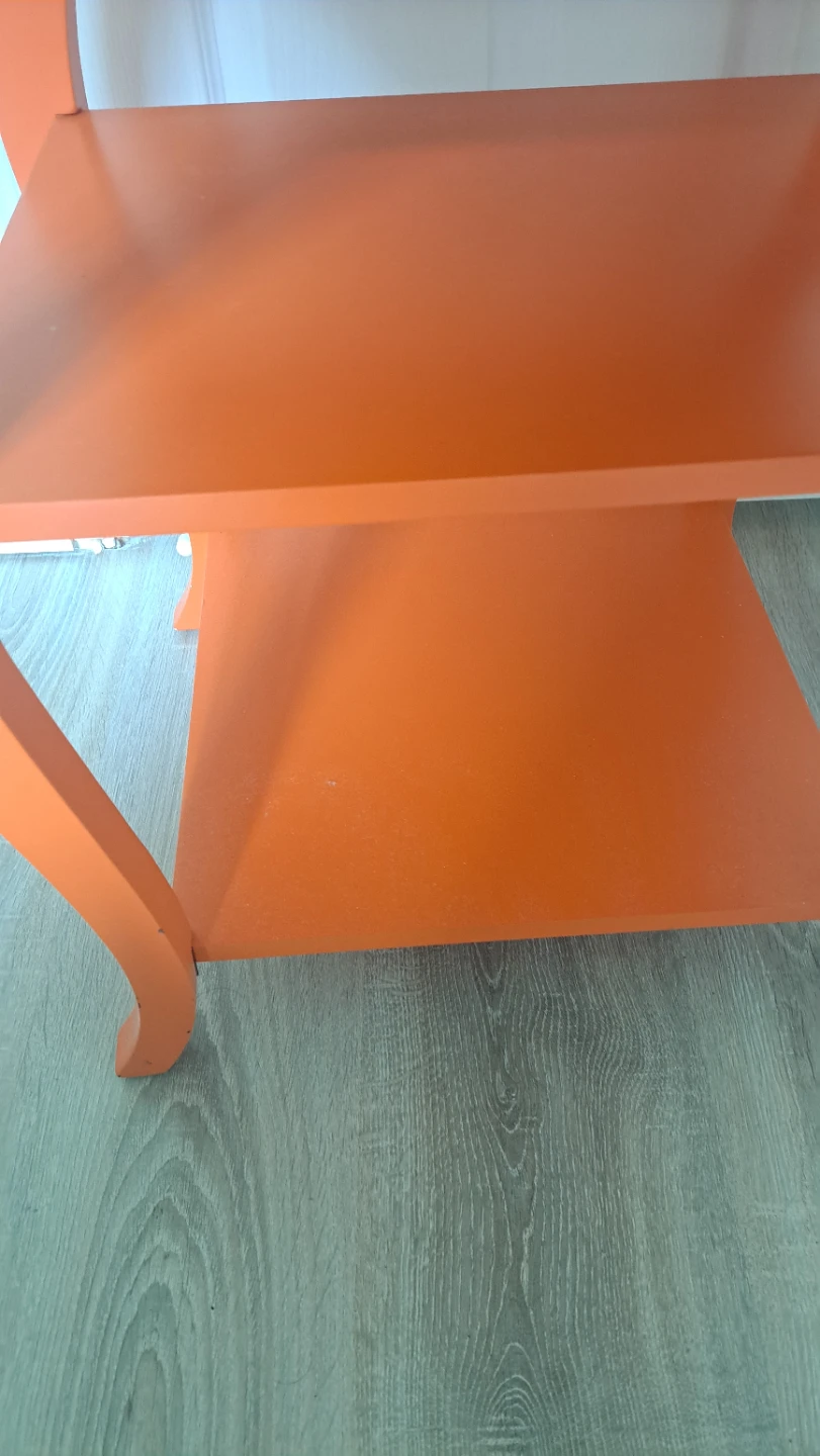 Orange 2-Tier Side Table - photo 3