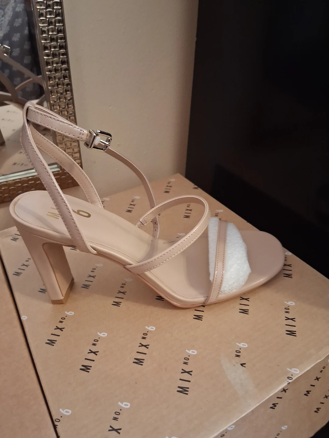 MIX. NO. 6 "Heeled Sandals - Purple/Nude" - photo 2