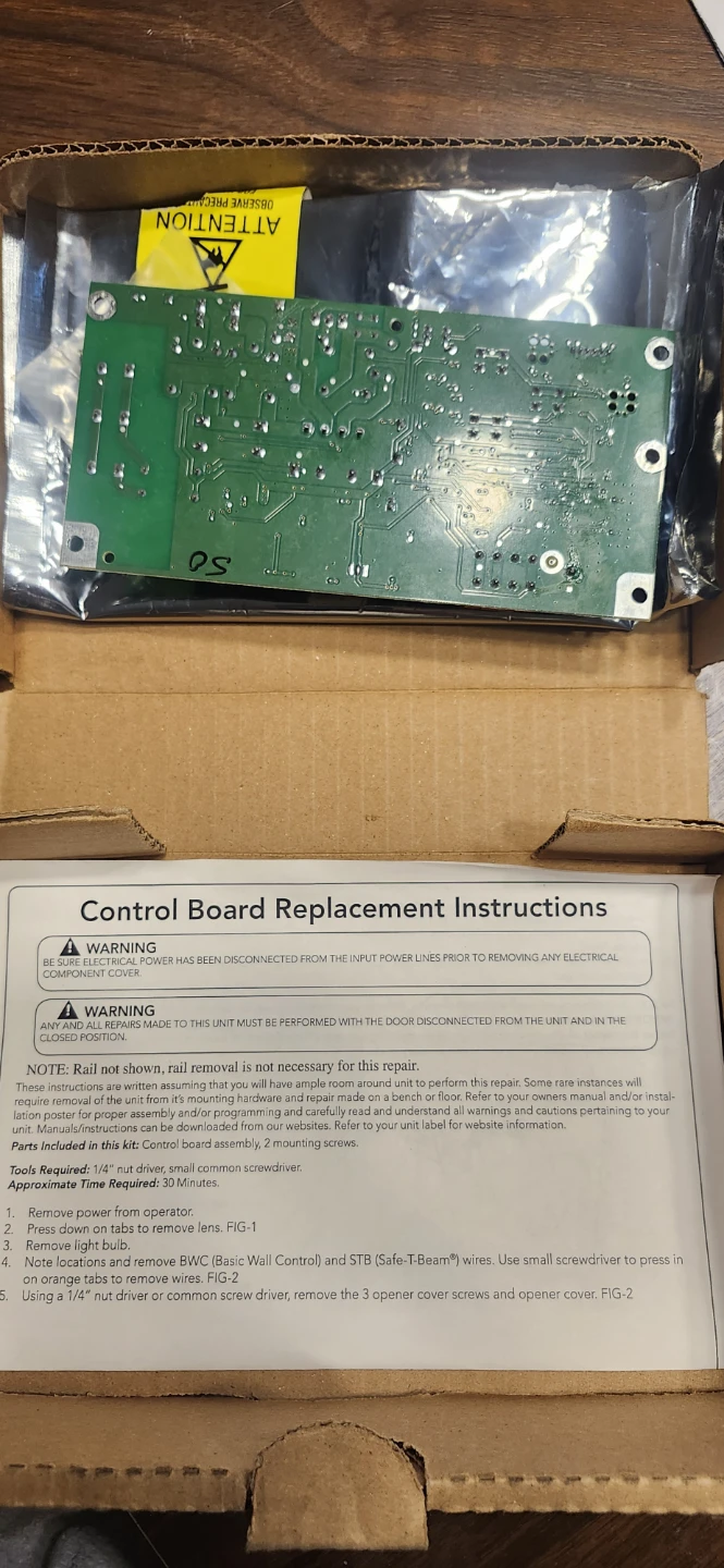 NEW Circuit Board - Overhead Door Legacy 850 38647S.S - photo 2