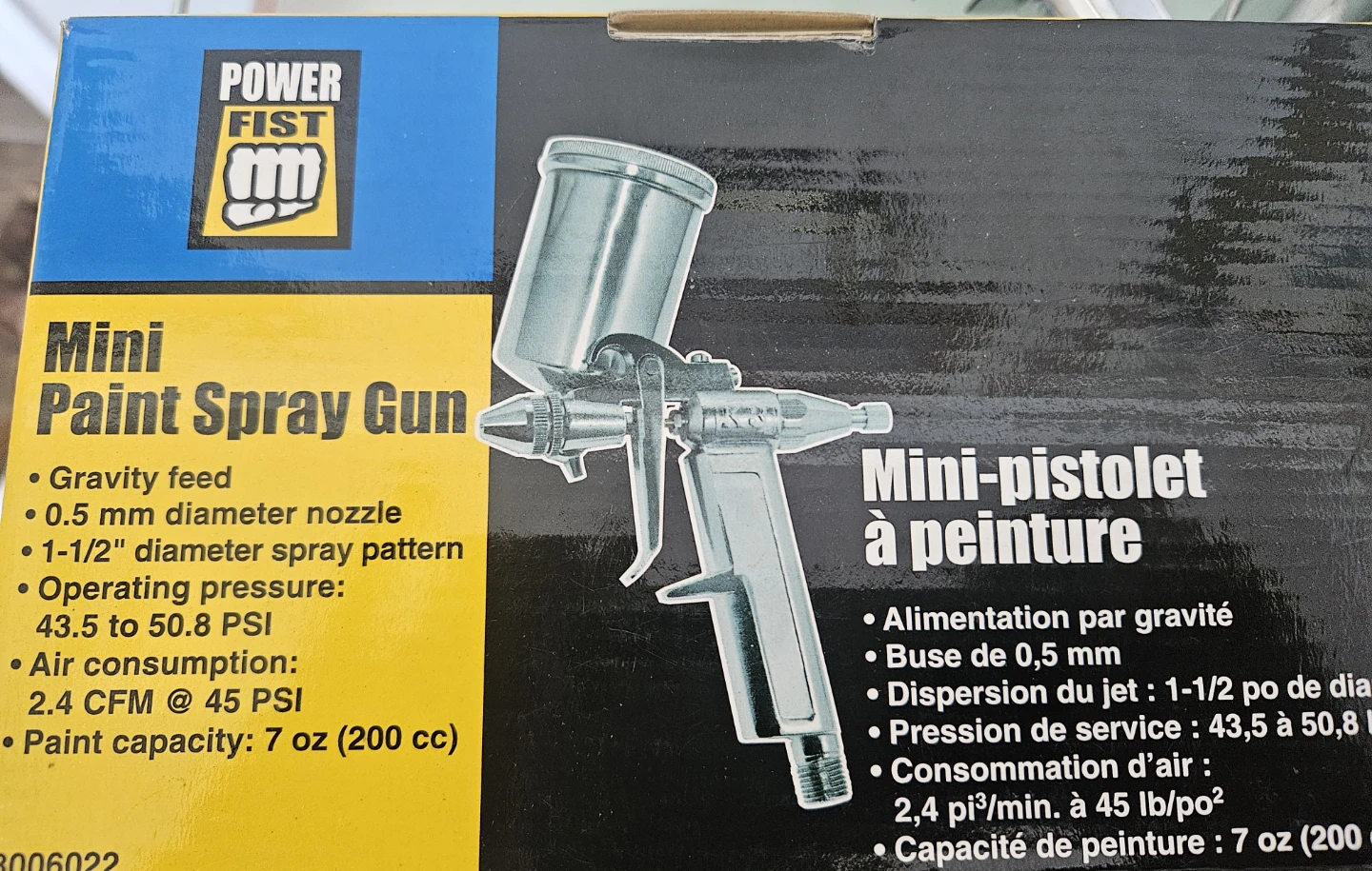 Power Fist Mini Paint Spray Gun - photo 2