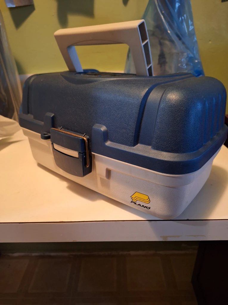 Fishing Tackle Box with Lures and Line - photo 4