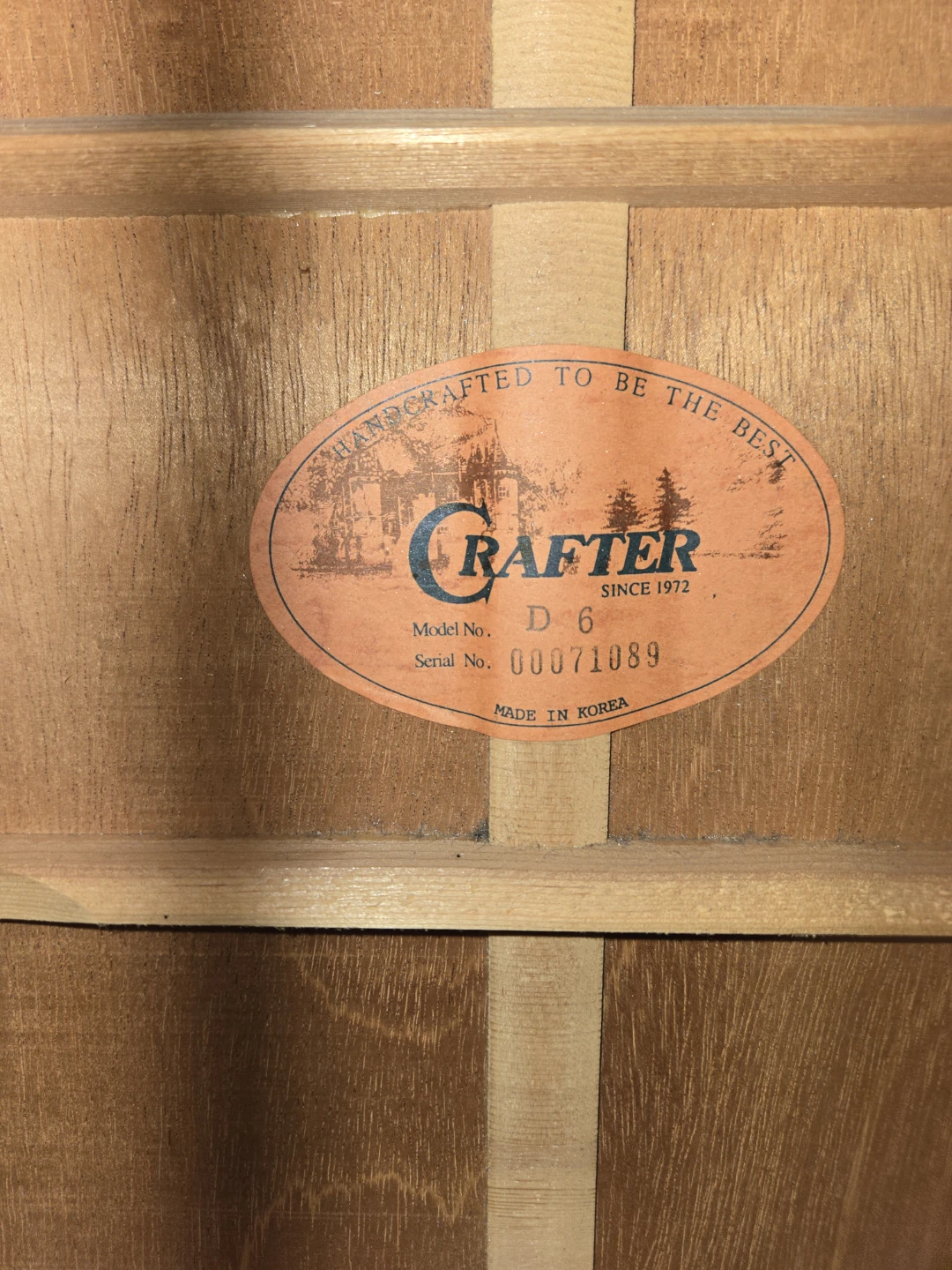 Crafter Acoustic Guitar D-6 - photo 4