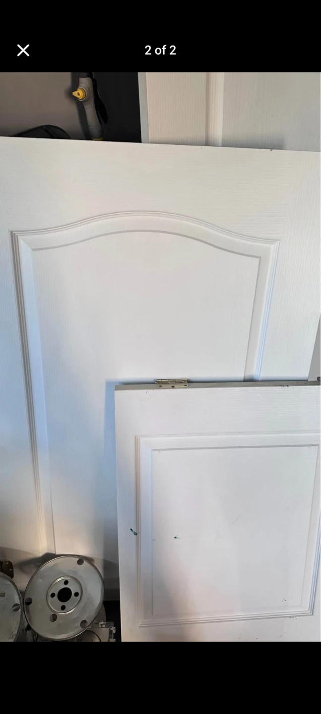 White Interior Doors (split door)