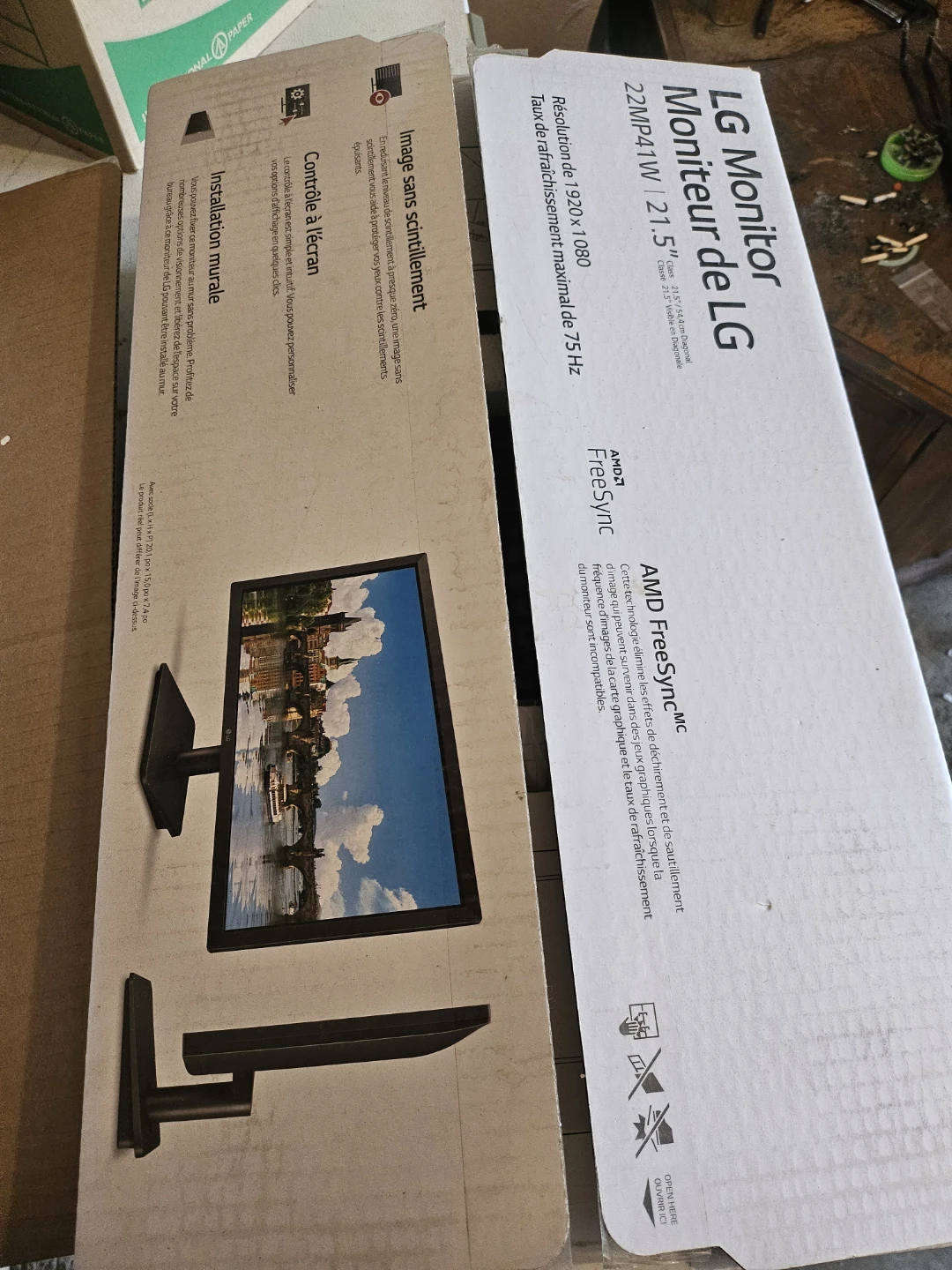 LG 21.5" Monitor 22MP41W-W