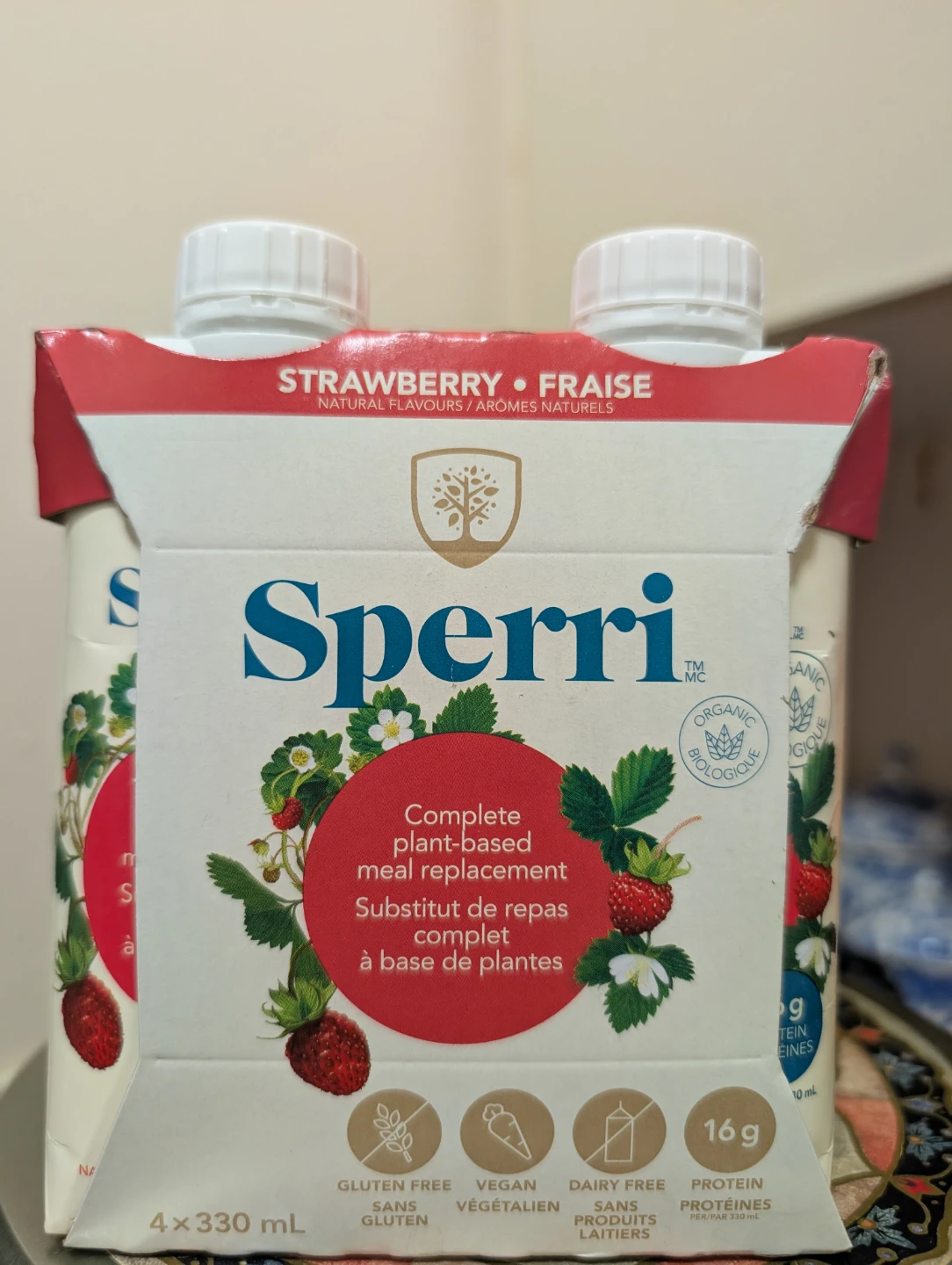 Sperri  complete Plant-Based Meal Replacement - Strawberry 🧡