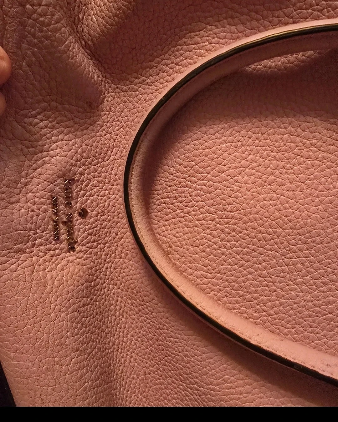 Kate Spade Pink Leather Tote Bag