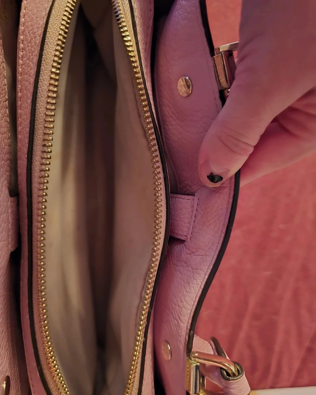 Kate Spade Pink Leather Tote Bag - photo 3