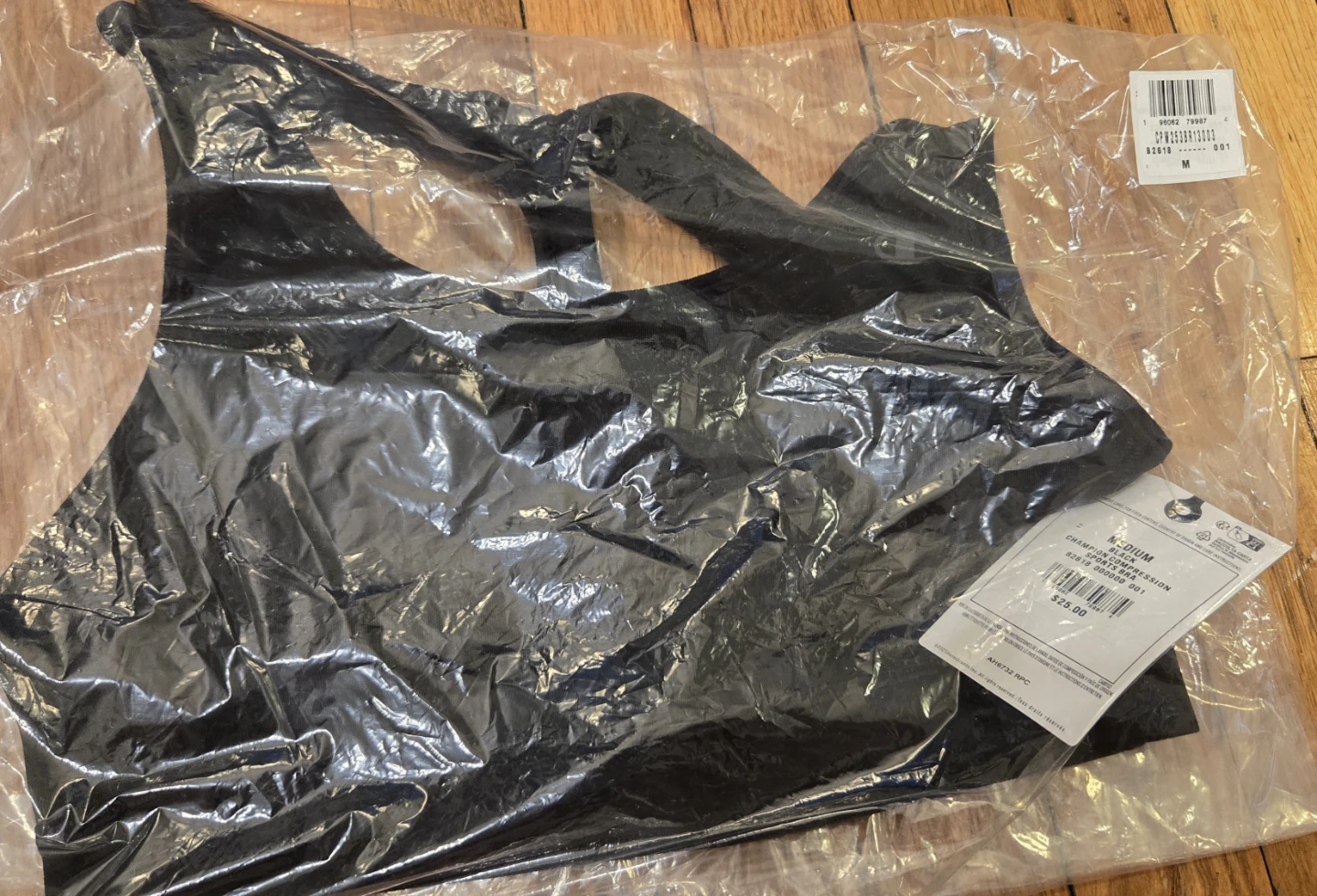 Champion Black Sports Bra Medium - photo 4