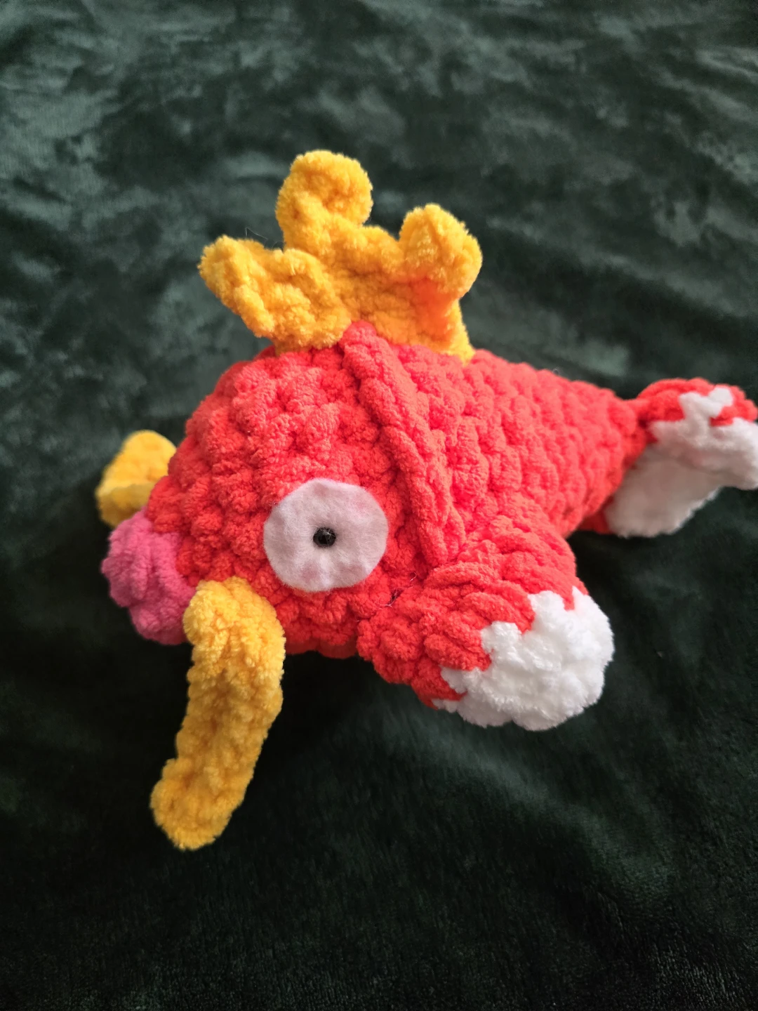 Crocheted Magikarp Plush Toy