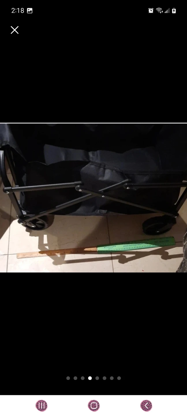 Black Folding Wagon