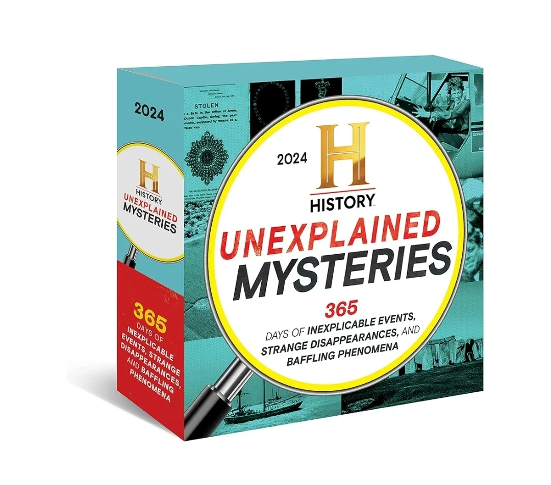 History Channel Unexplained Mysteries 2024 Boxed Desk Calendar
