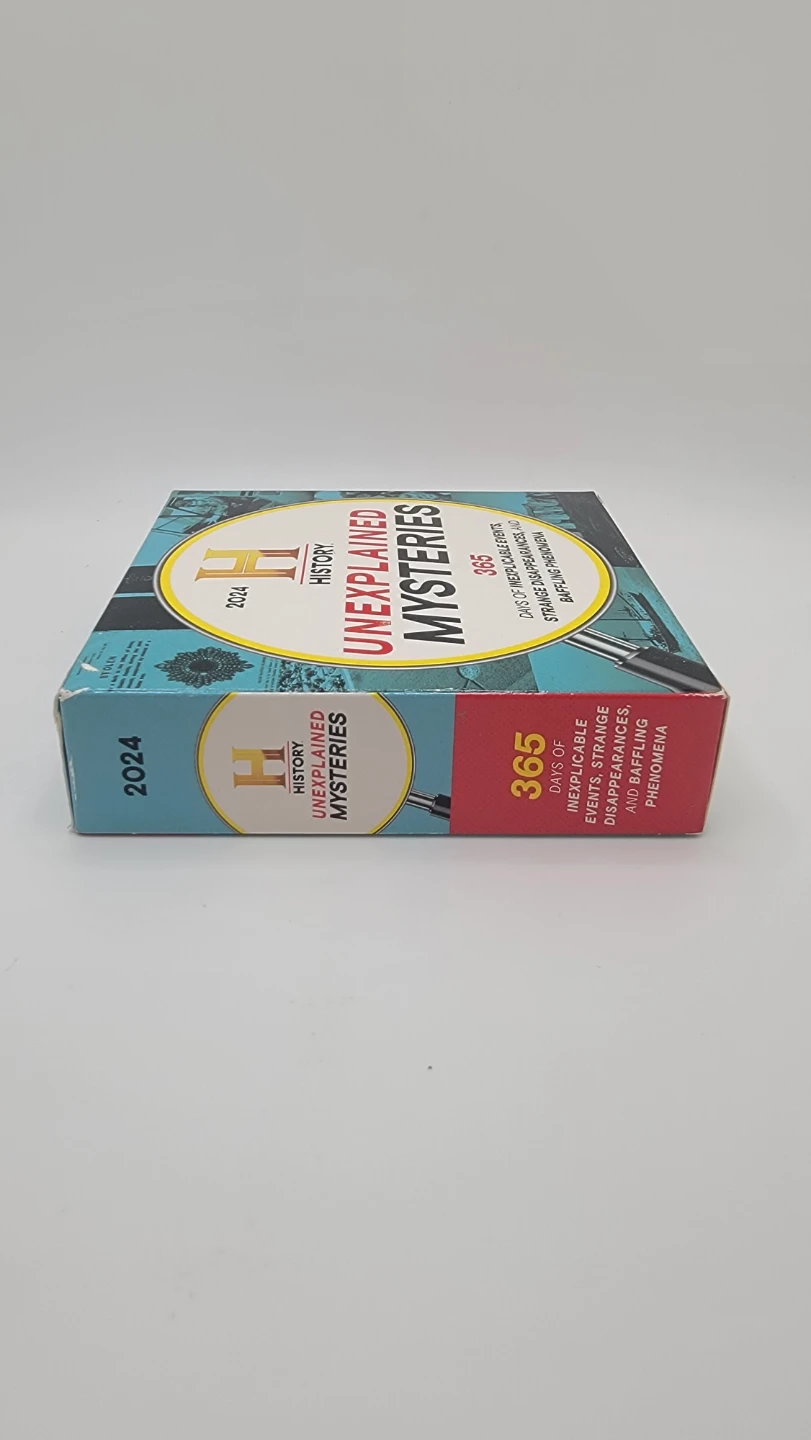 History Channel Unexplained Mysteries 2024 Boxed Desk Calendar - photo 4