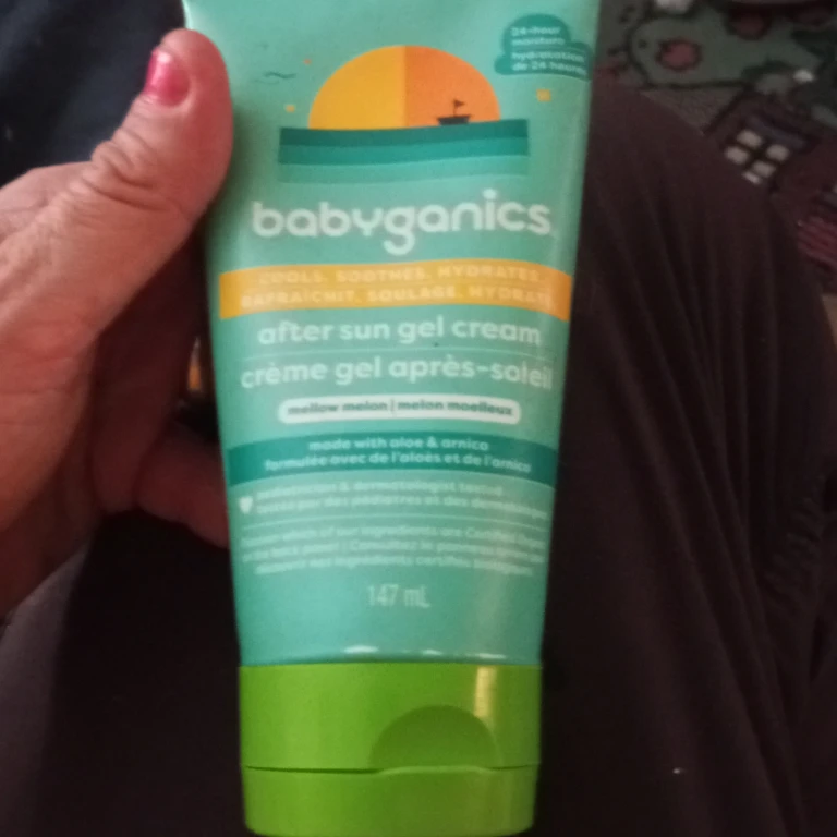 Babyganics After Sun Gel Cream Mellow Melon 147 mL