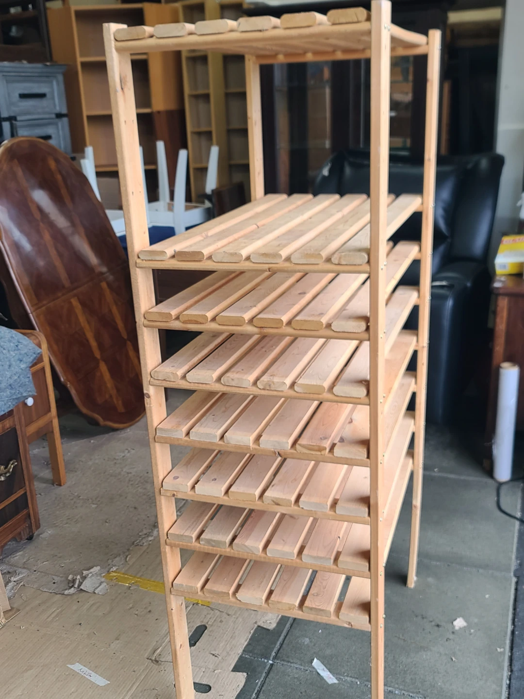 Wooden Shelf Unit - photo 2